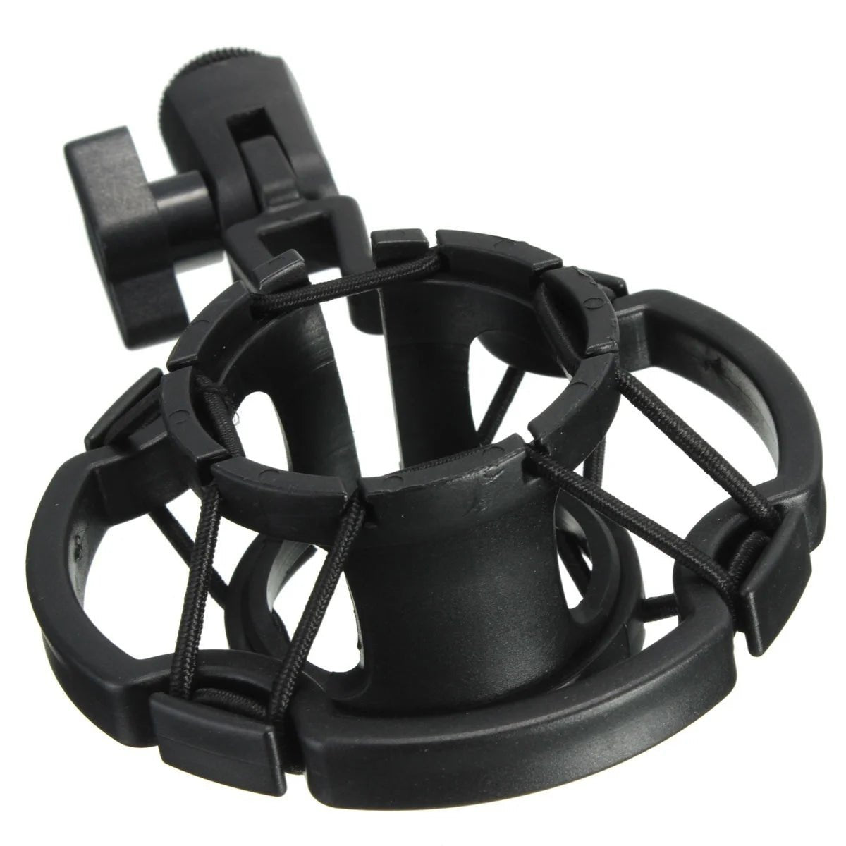 Studio Microphone Mic Shock Mount Holder – For Large Diaphragm Condenser Mic, Adjustable Angle, Standard Thread, Black - ZAMAR AUDIO SOLUTIONS