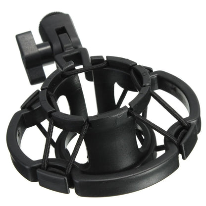 Studio Microphone Mic Shock Mount Holder – For Large Diaphragm Condenser Mic, Adjustable Angle, Standard Thread, Black - ZAMAR AUDIO SOLUTIONS