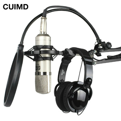 Studio Microphone Mic Shock Mount Holder – For Large Diaphragm Condenser Mic, Adjustable Angle, Standard Thread, Black - ZAMAR AUDIO SOLUTIONS