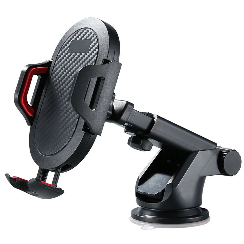 Sucker Car Phone Holder Mount Stand – GPS Mobile Cell Support for iPhone, Xiaomi, Huawei, Samsung, Adjustable Viewing Angle - ZAMAR AUDIO SOLUTIONS