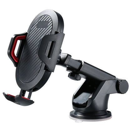 Sucker Car Phone Holder Mount Stand – GPS Mobile Cell Support for iPhone, Xiaomi, Huawei, Samsung, Adjustable Viewing Angle - ZAMAR AUDIO SOLUTIONS