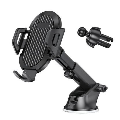 Sucker Car Phone Holder Mount Stand – GPS Mobile Cell Support for iPhone, Xiaomi, Huawei, Samsung, Adjustable Viewing Angle - ZAMAR AUDIO SOLUTIONS