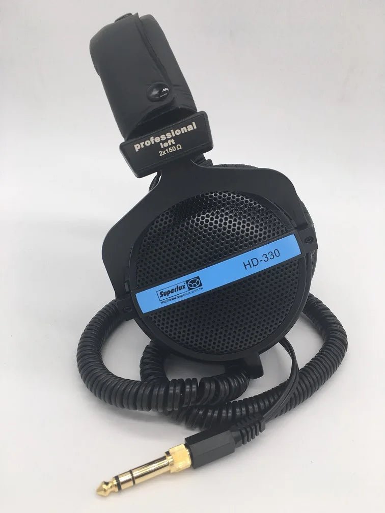 Superlux HD-330 Semi-Open Dynamic Audiophile Stereo Headphone – Soft Earmuff Recording Monitoring Gaming Music Headset - ZAMAR AUDIO SOLUTIONS