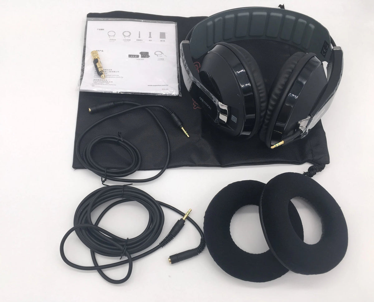 Superlux HD662EVO Closed-Type Monitoring Headphone – Studio Headset with Extra Earmuffs and Self-Adjusting Headband - ZAMAR AUDIO SOLUTIONS