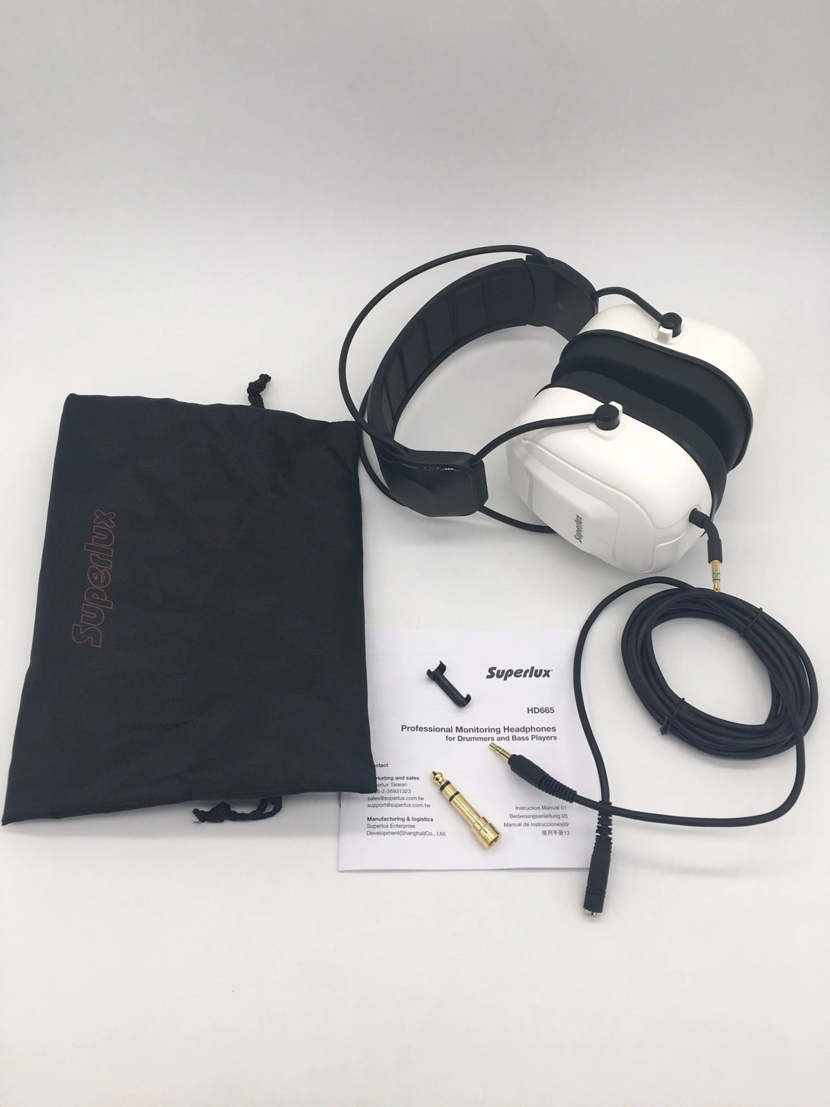 Superlux HD665 Closed-Back Professional Studio Monitor Headphones – Ideal for Drummers & Bass Players - ZAMAR AUDIO SOLUTIONS