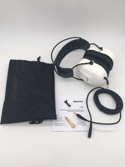 Superlux HD665 Closed-Back Professional Studio Monitor Headphones – Ideal for Drummers & Bass Players - ZAMAR AUDIO SOLUTIONS