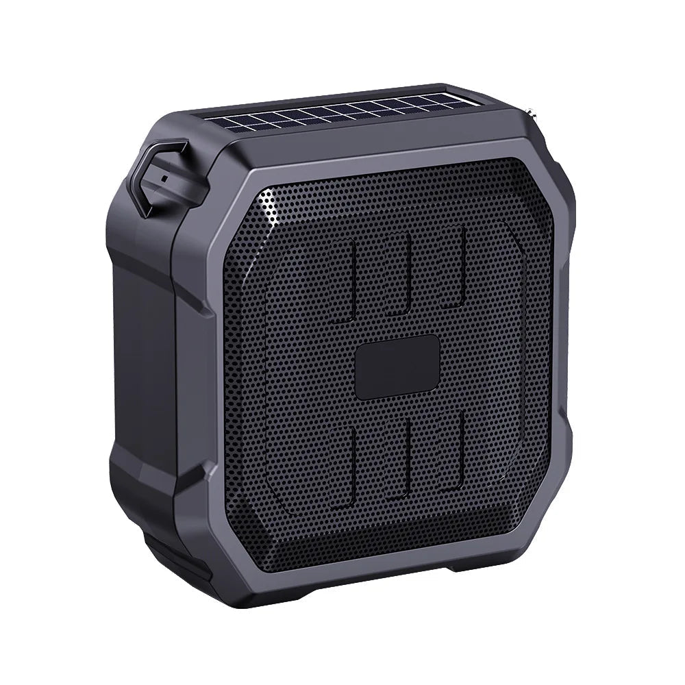 SwYiSm Outdoor Solar Charging Bluetooth Speaker – Portable Wireless Speaker with LED Lighting, FM Radio, and Subwoofer for Cycling & Outdoor Activities - ZAMAR AUDIO SOLUTIONS