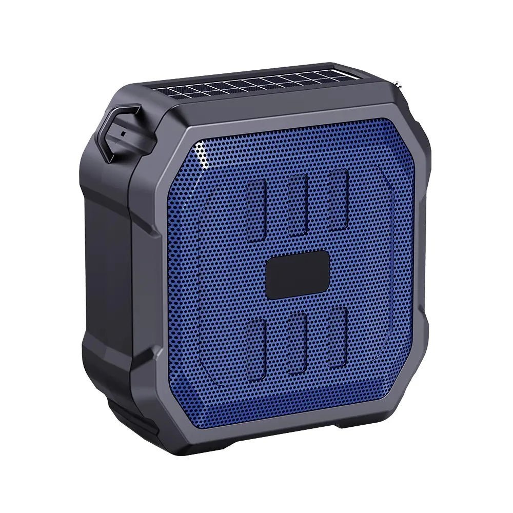 SwYiSm Outdoor Solar Charging Bluetooth Speaker – Portable Wireless Speaker with LED Lighting, FM Radio, and Subwoofer for Cycling & Outdoor Activities - ZAMAR AUDIO SOLUTIONS