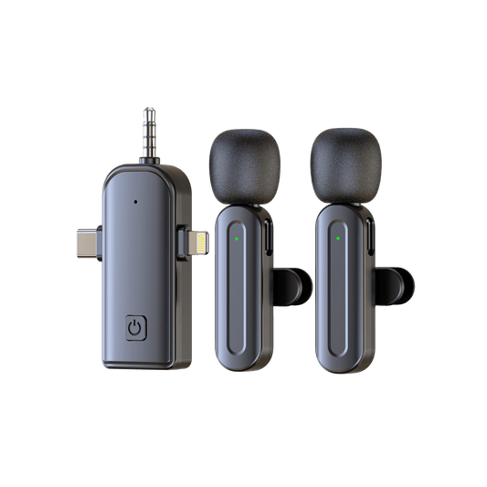 SX26 wireless microphone dual noise-canceling system with USB-C charging — Zamar Audio Kenya