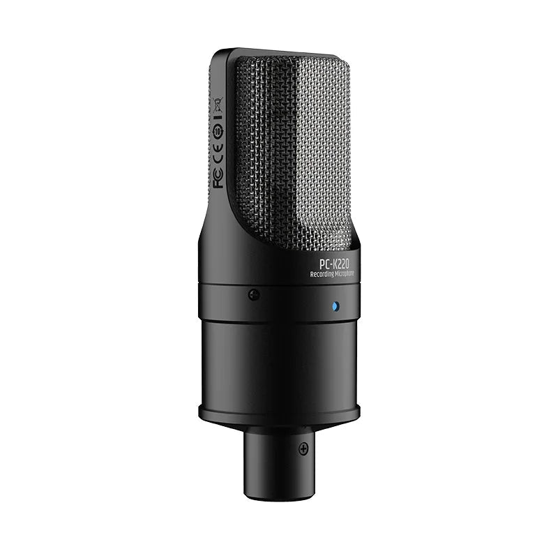 TAKSTAR PC-K220 XLR Condenser Microphone – Professional Wired Recording Mic with Shock Mount for PC & Sound Card Recording - ZAMAR AUDIO SOLUTIONS