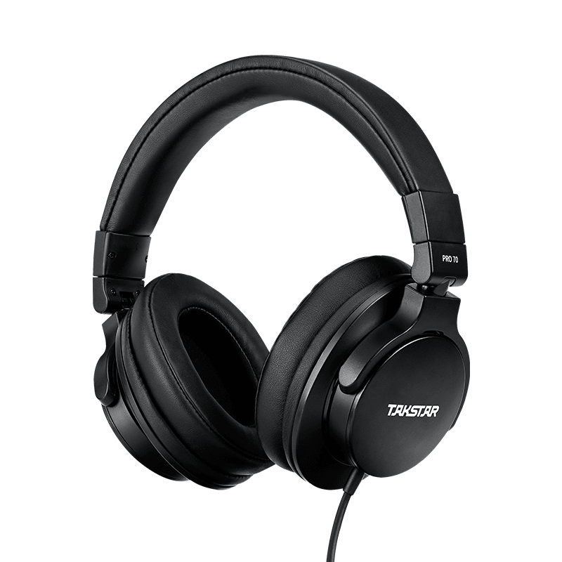 Takstar PRO 70 studio headphones Kenya — front 3/4 view showing full closed-back over-ear design on white background