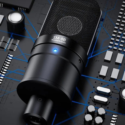 Takstar SM-8B Condenser Studio Microphone for Vocals Recording, Live-Streaming, and YouTube Videos