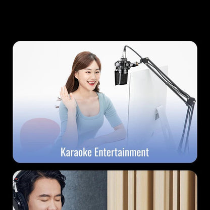 Takstar SM-8B Condenser Studio Microphone for Vocals Recording, Live-Streaming, and YouTube Videos