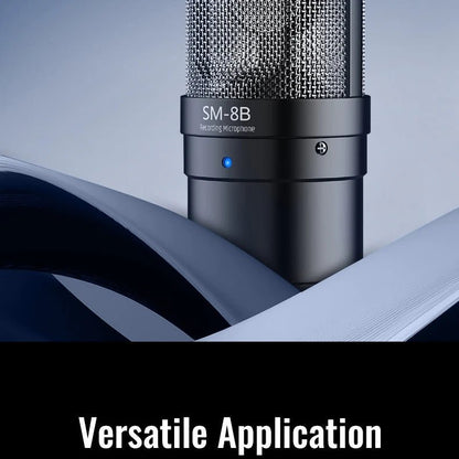 Takstar SM-8B Condenser Studio Microphone for Vocals Recording, Live-Streaming, and YouTube Videos