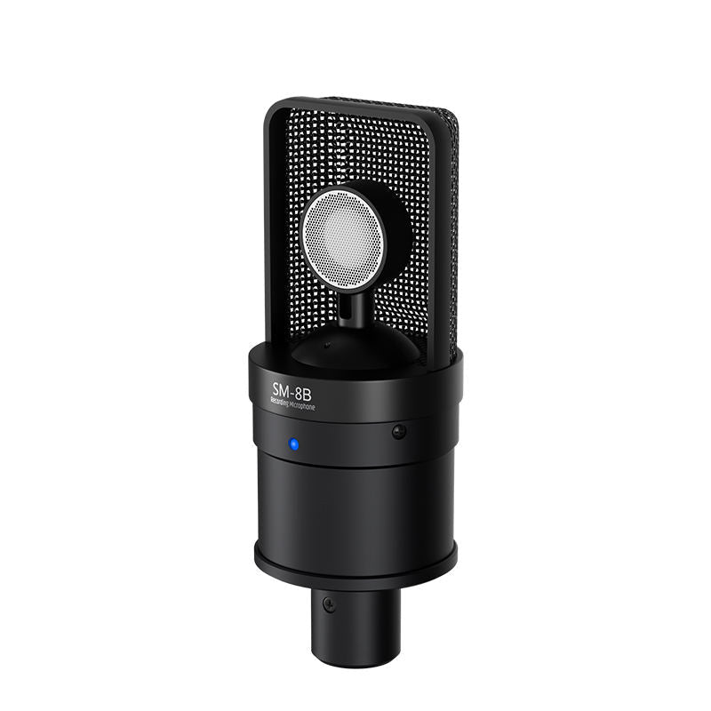 Takstar SM-8B 2nd Gen microphone Kenya — close-up of 16mm gold-plated condenser capsule and metal grille
