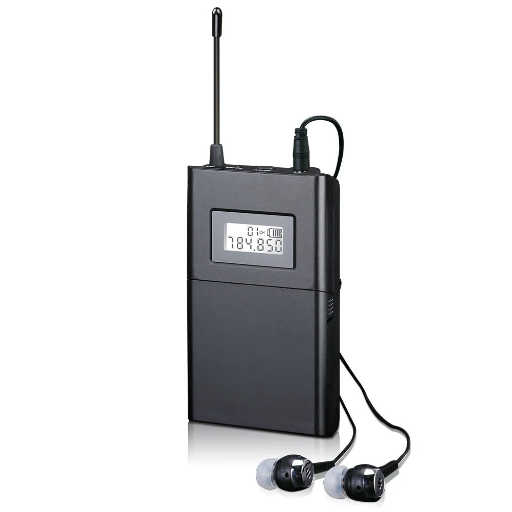 Takstar WPM - 200 Wireless In - Ear Monitor System – UHF Stage Monitor with Transmitter, Receiver, and Earphones for Live Performances and Studio Recording - ZAMAR AUDIO SOLUTIONS