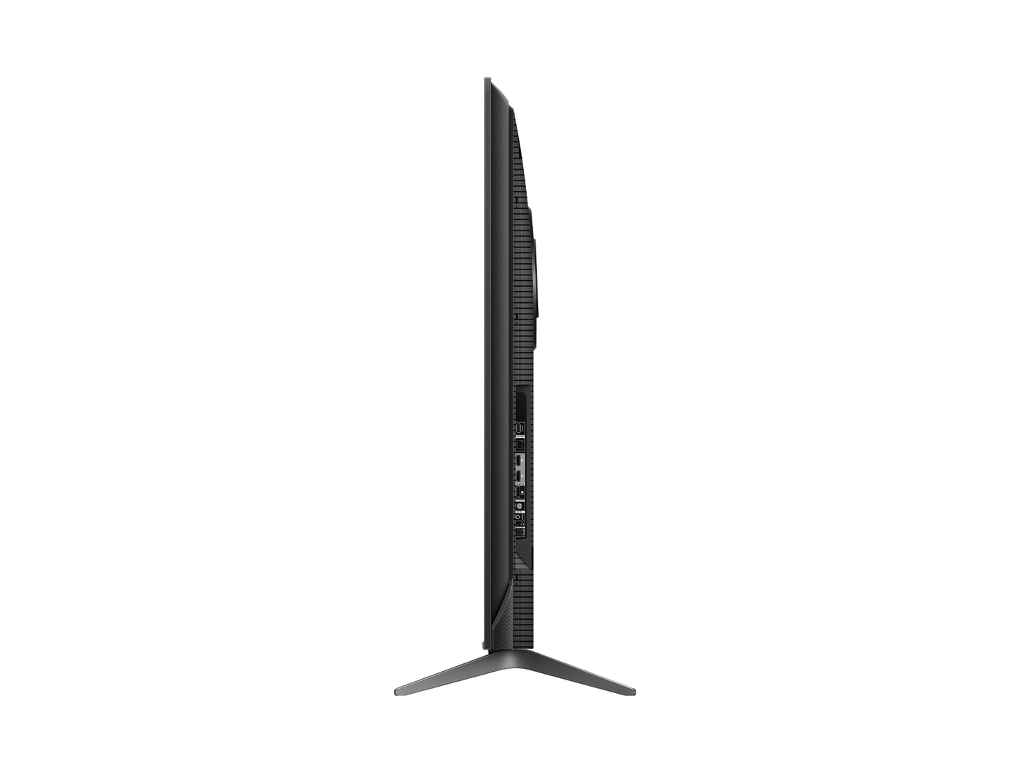 TCL C655 PRO QLED TV Kenya 55 inch right side profile showing slim body and HDMI port cluster