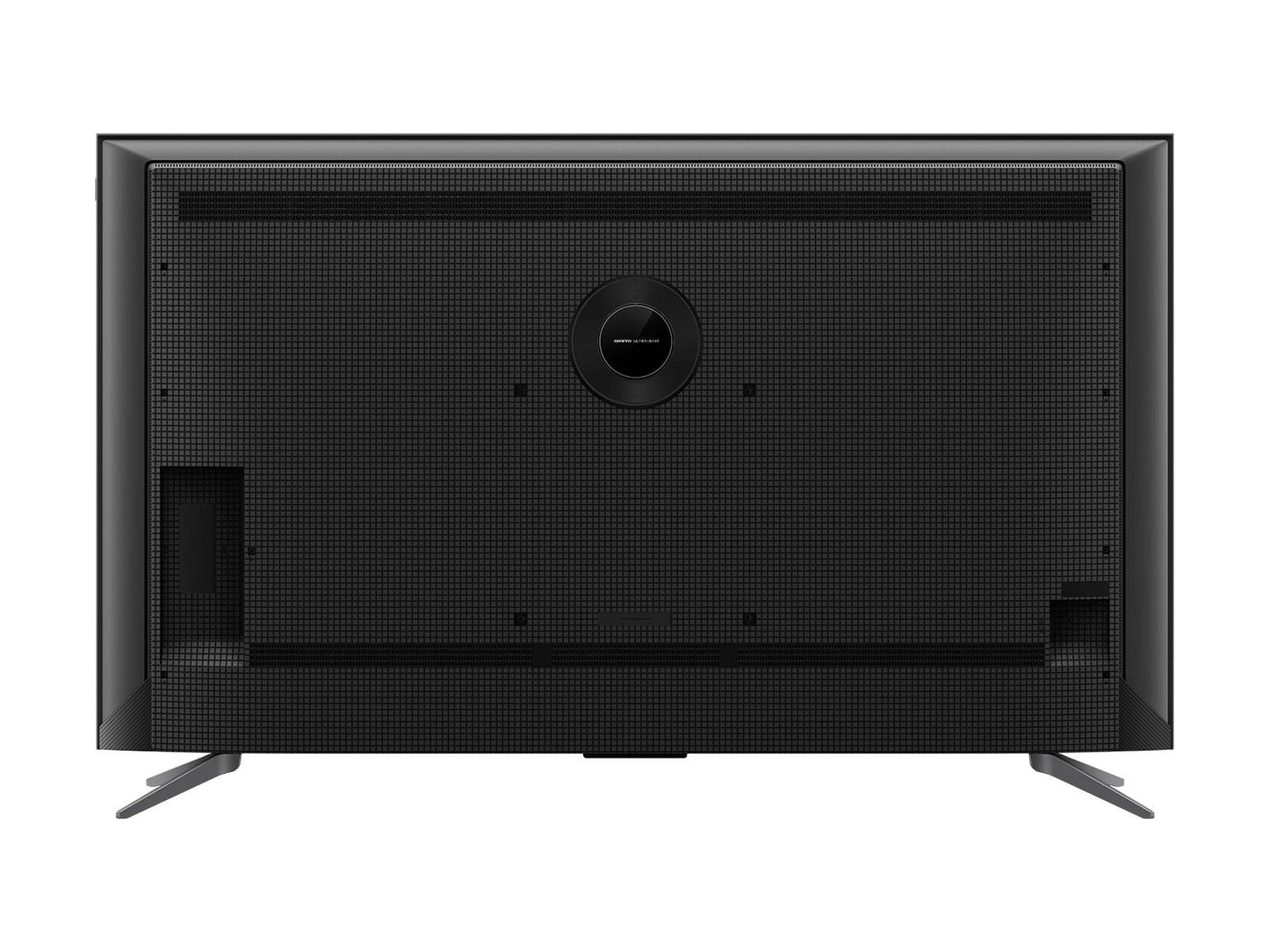 TCL C655 PRO QLED TV Kenya 55 inch rear panel view showing back housing and stand legs