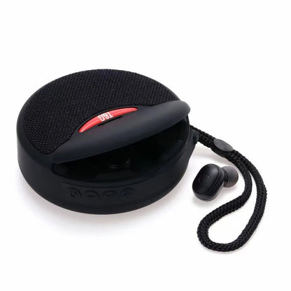 TG808 Mini Wireless Bluetooth Speaker – Two-in-One Wireless Earphone, TWS Subwoofer, Hands-Free, Multi-Function, TF Card, FM - ZAMAR AUDIO SOLUTIONS