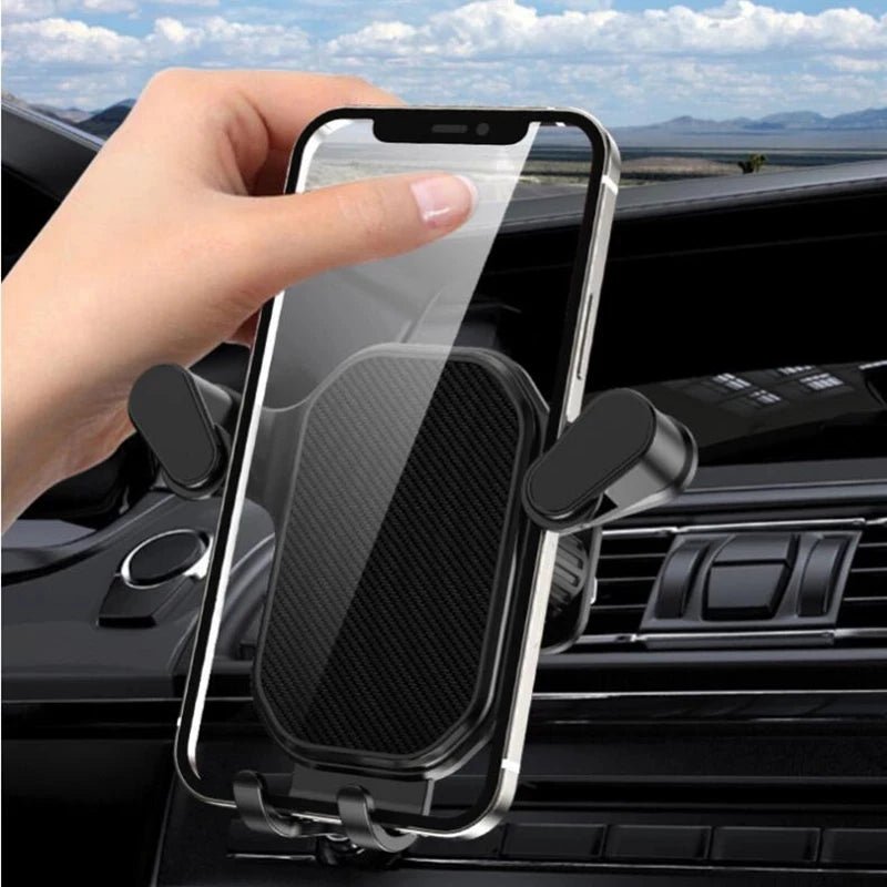 Universal Car Phone Holder Gravity Mobile Stand – GPS Support Auto Air Vent Mount for iPhone, Xiaomi, Samsung - ZAMAR AUDIO SOLUTIONS