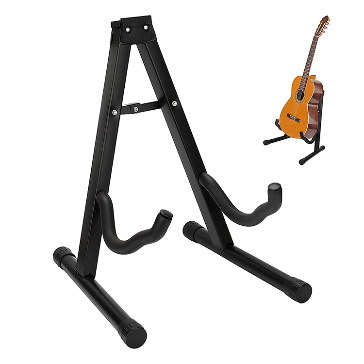 Universal Guitar Stand — Foldable A‑Frame for Acoustic & Electric Guitars, Nairobi Delivery - ZAMAR AUDIO SOLUTIONS