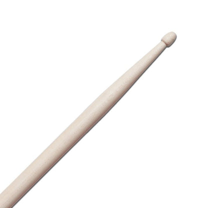 Vic Firth 5A drumsticks Kenya — close-up of nylon tip and tapered shaft on white background