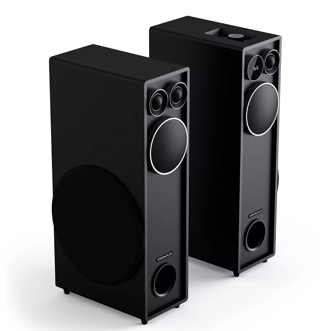 Vision Plus VP2060TS tower speaker Kenya — 240W wooden cabinet home audio system front view