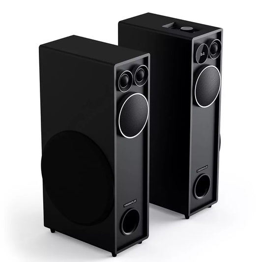 Vision Plus VP2060TS tower speaker Kenya — 240W wooden cabinet home audio system front view