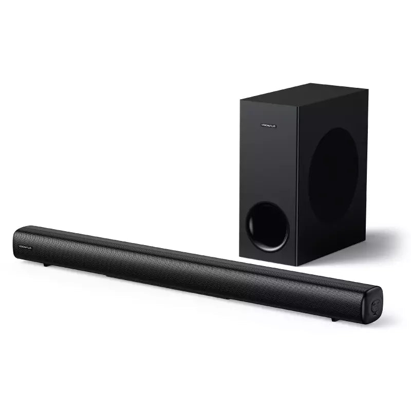 Vision Plus VP2111 Soundbar Kenya — 240W 2.1CH system with subwoofer, front view