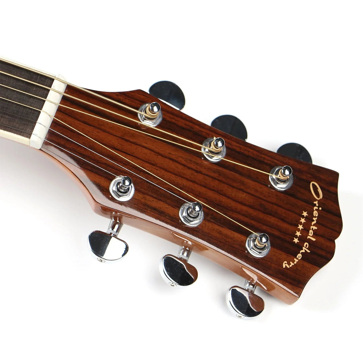 40/41 Inch Acoustic Guitar - Walnut Steel-String Folk Guitar
