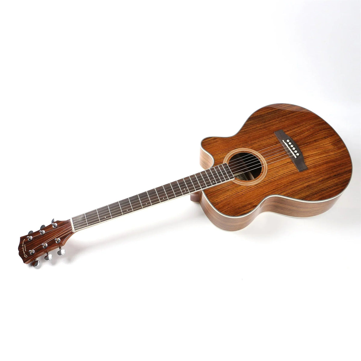 40/41 Inch Acoustic Guitar - Walnut Steel-String Folk Guitar