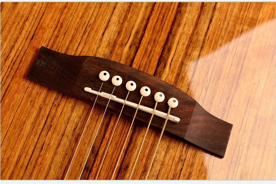 40/41 Inch Acoustic Guitar - Walnut Steel-String Folk Guitar