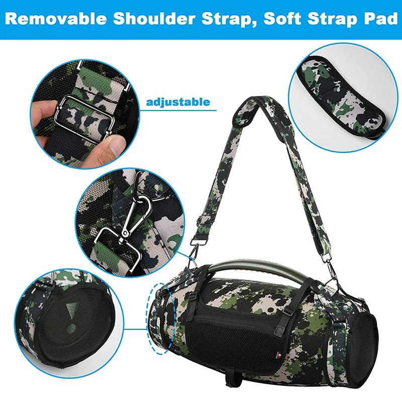 Waterproof Case for JBL Boombox 3 with Shoulder Strap