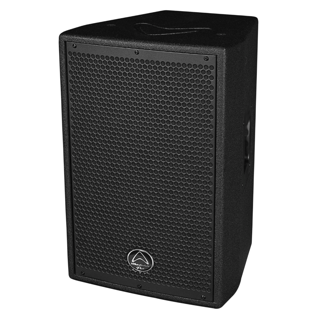 Wharfedale DELTA-X10 passive PA speaker side profile — birch plywood cabinet
