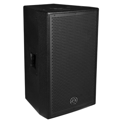 Wharfedale DELTA-X12 passive PA speaker side angle — compact portable design for live sound
