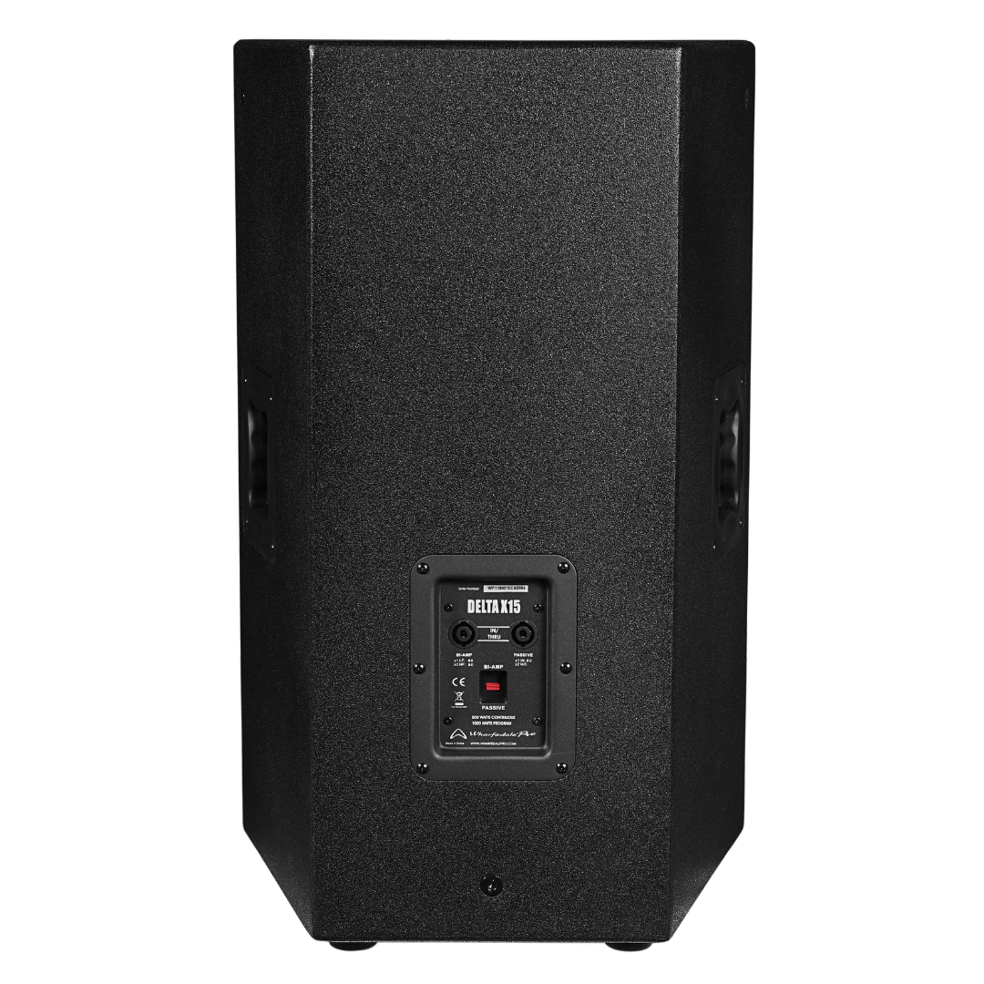 Wharfedale DELTA-X15 passive PA speaker Speakon input panel