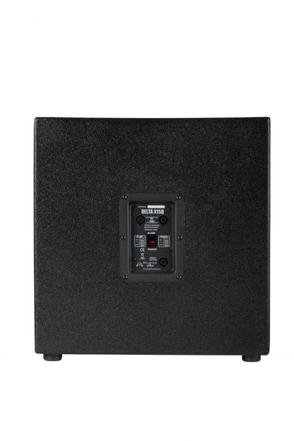 Wharfedale DELTA-X15B subwoofer Speakon inputs — rear panel connectivity