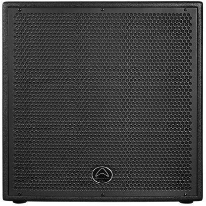 Wharfedale DELTA-X18B passive subwoofer front view — 18" birch plywood cabinet