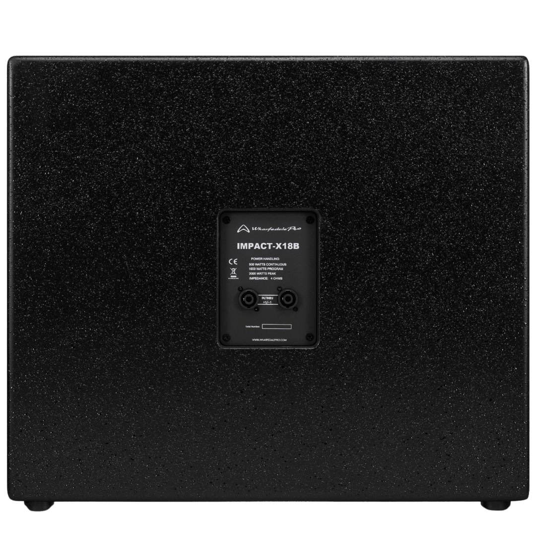 Wharfedale IMPACT‑X18B — 18" Passive Subwoofer (500W AES) - ZAMAR AUDIO SOLUTIONS