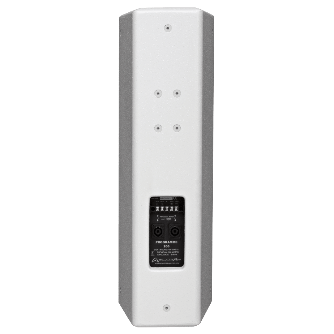 Wharfedale Programme 206T installation speaker 70V 100V transformer tap rear panel