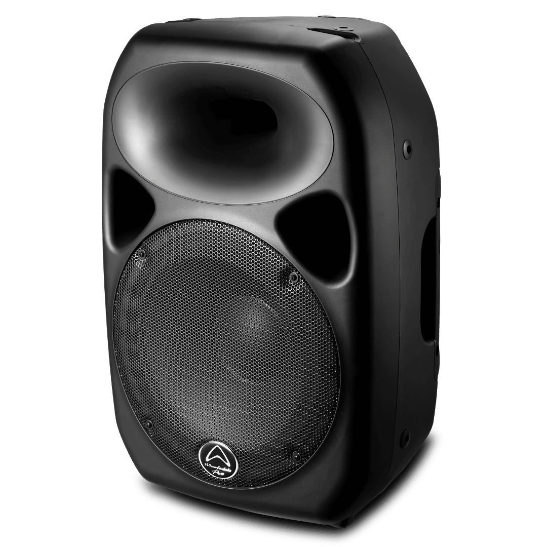 Wharfedale TITAN-12D active PA speaker front view — 12" 600W DSP