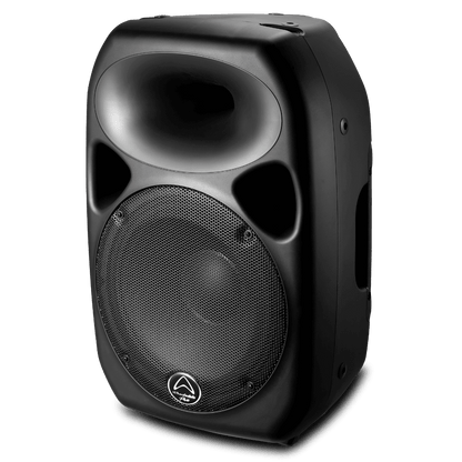 Wharfedale TITAN-12D active PA speaker front view — 12" 600W DSP