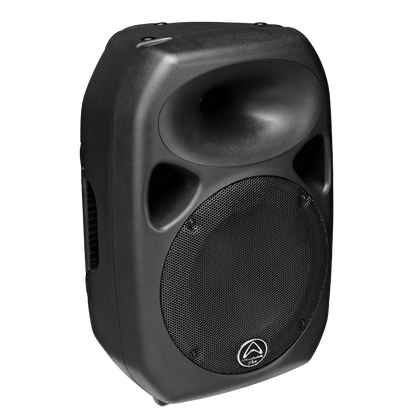 Wharfedale TITAN-12D active PA speaker front view — 12" 600W DSP