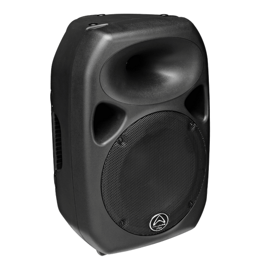 Wharfedale TITAN-12D active PA speaker front view — 12" 600W DSP