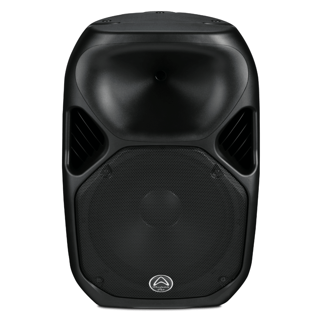 Wharfedale TITAN-AX12 active PA speaker front view — 12" 300W DSP