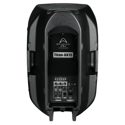 Wharfedale TITAN-AX15 active PA speaker DSP rear panel controls