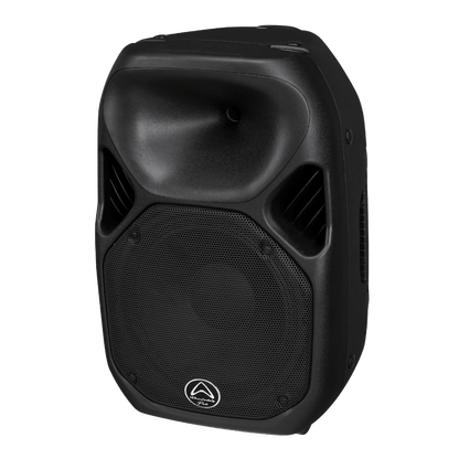 Wharfedale TITAN-X12 passive PA speaker side angle — polypropylene enclosure with rigging points