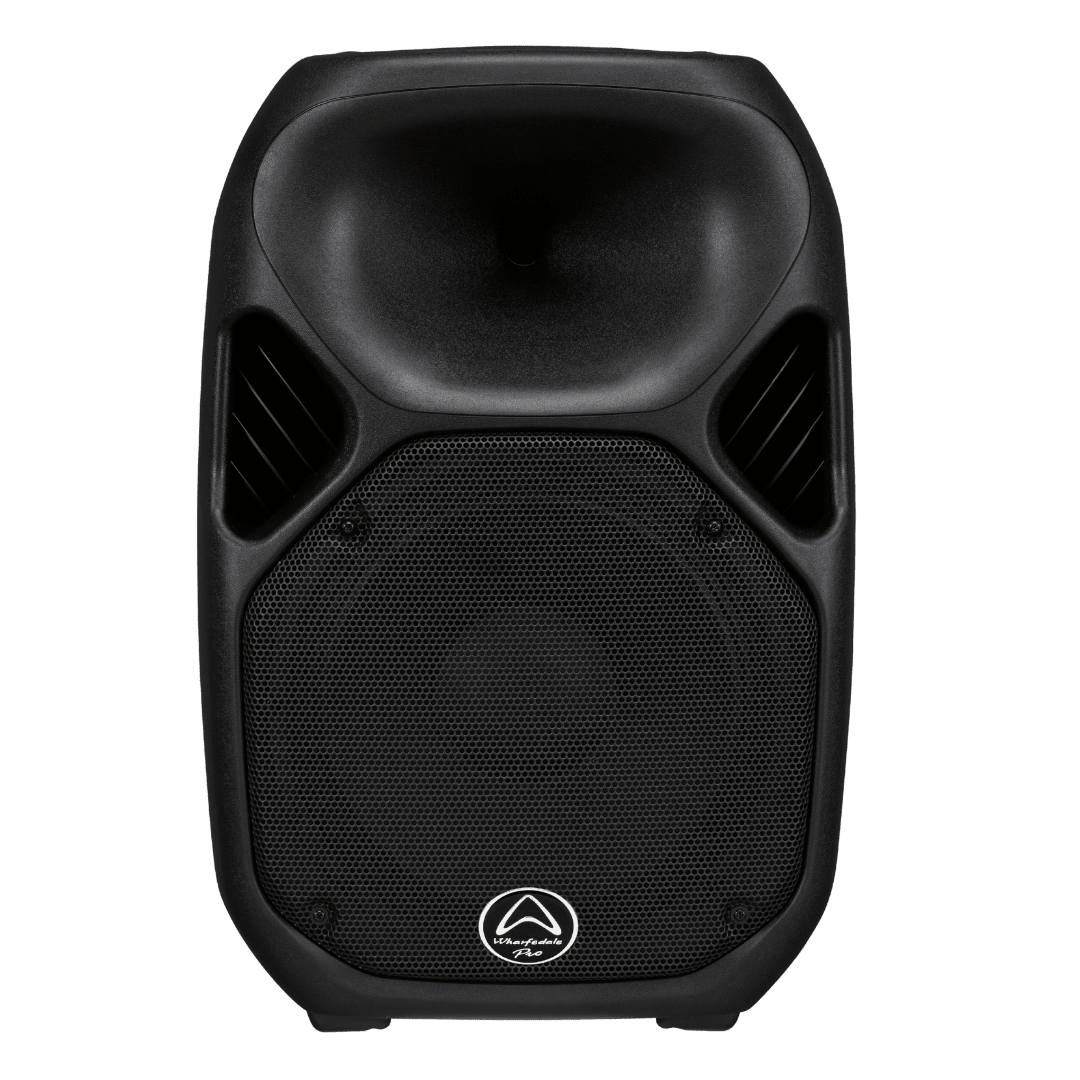 Wharfedale TITAN-X12 passive PA speaker front view — 12" 250W IP54-rated cabinet