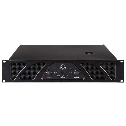 Wharfedale XR1500 power amplifier front panel view