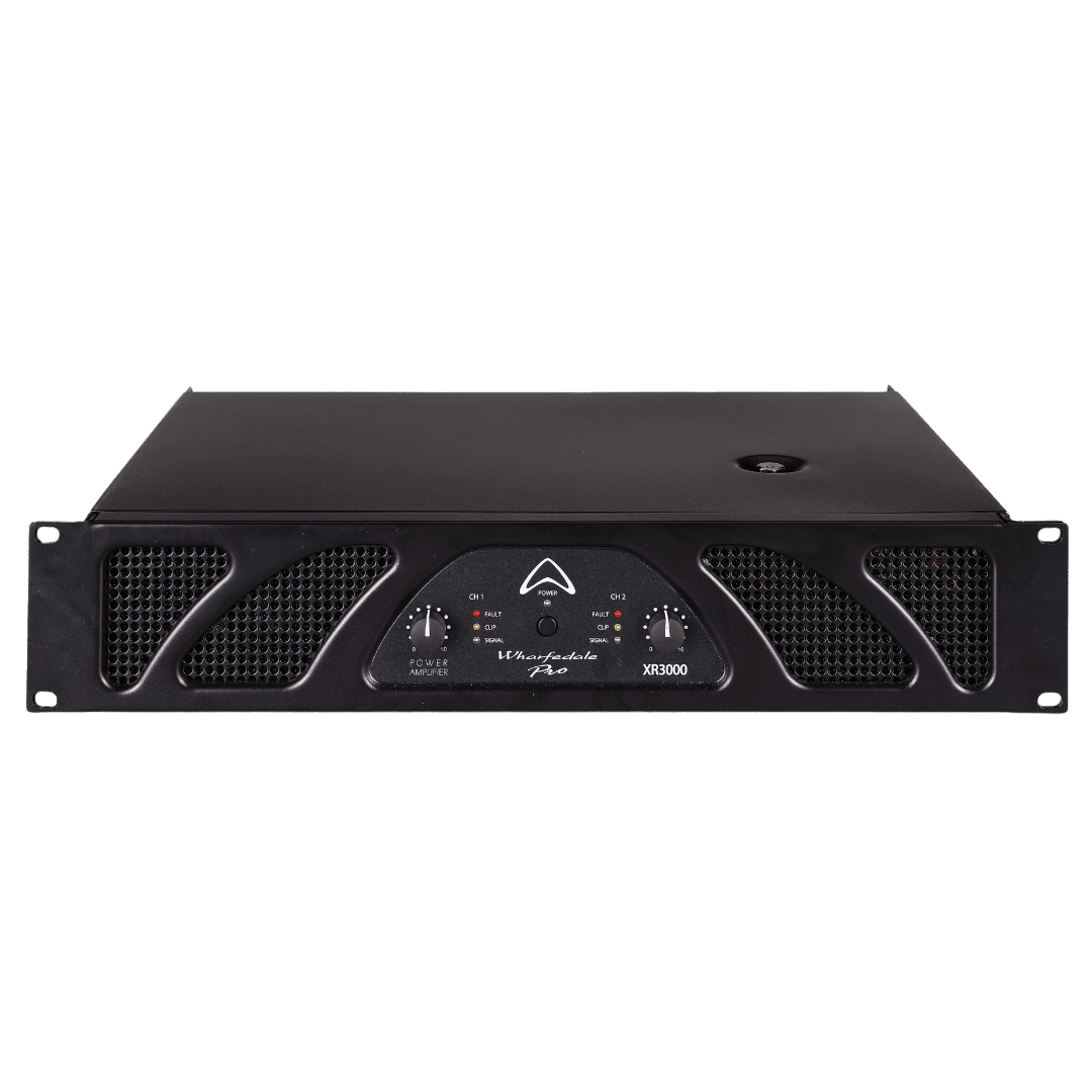 Wharfedale XR3000 power amplifier front panel — 2-channel Class-H 700W